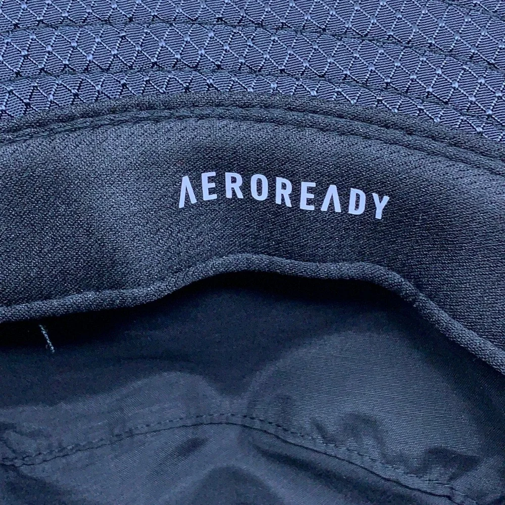Adidas Unisex OSFM Black AEROREADY Ripstop Bucket Hat